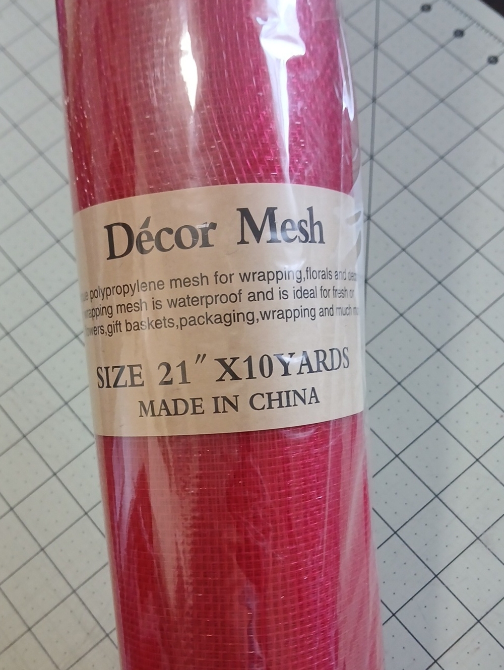 Deco Mesh - Red